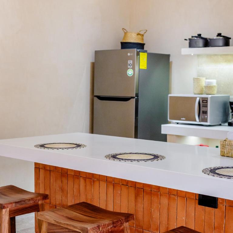 Casa mi Merida Centro, alberca, tina, cuarto king size, cuarto 2 camas dobles - Two-Bedroom Villa - 37