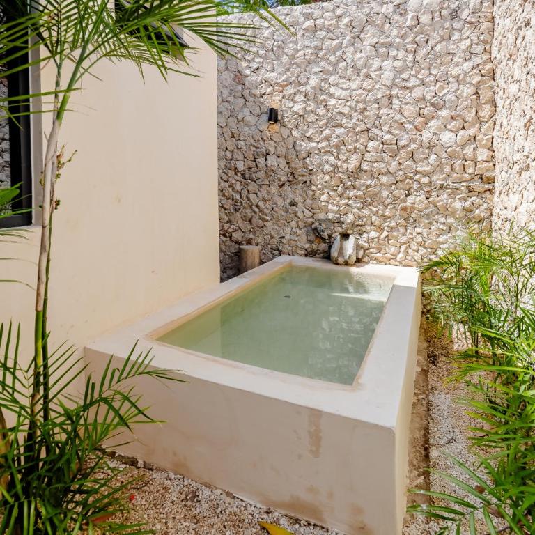Casa mi Merida Centro, alberca, tina, cuarto king size, cuarto 2 camas dobles - Two-Bedroom Villa - 45
