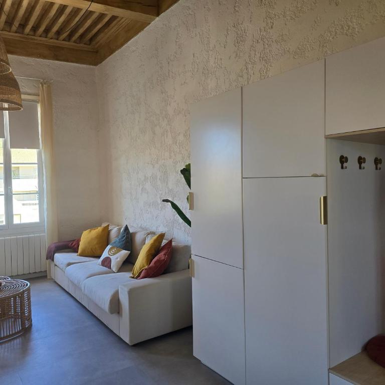 CANUT - Bel appart 50m2, Clim, parking, 150m du Vieux Port - Apartment mit 2 Schlafzimmern - 2