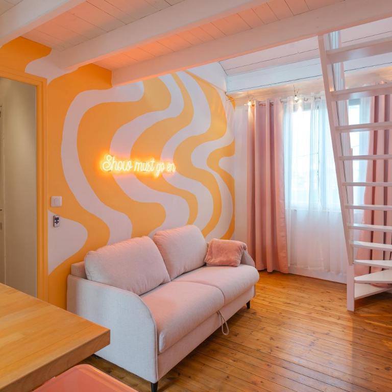 Appartement coloré proche du centre ville et de la gare - Apartment mit 2 Schlafzimmern - 7