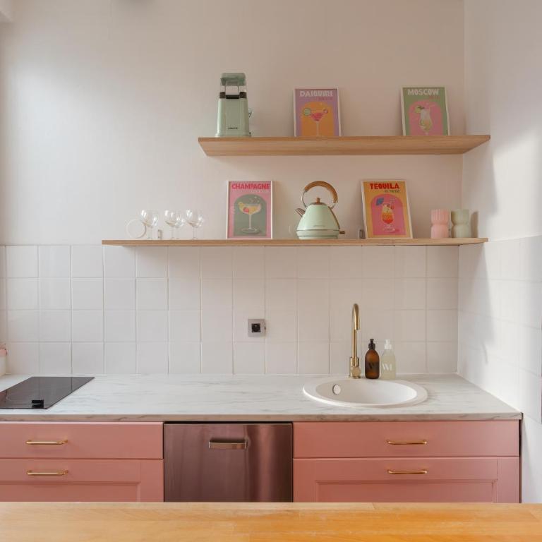 Appartement coloré proche du centre ville et de la gare - Apartment mit 2 Schlafzimmern - 4