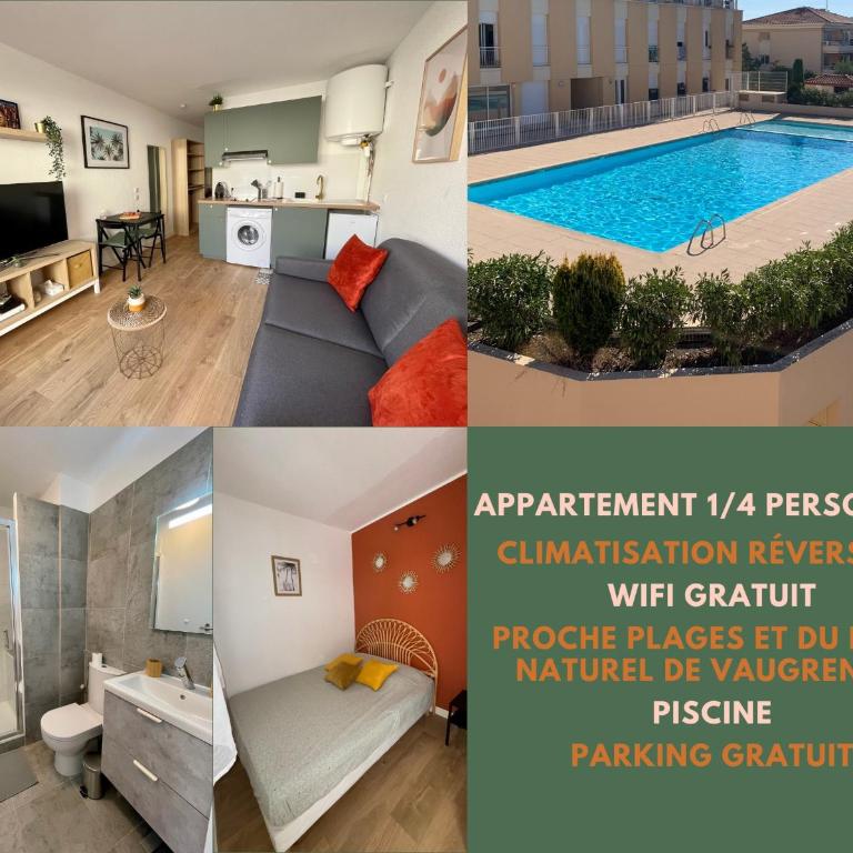 Le Vaugrenier Parc - Proche Sophia Antipolis - Climatisé - Appartement 1 Chambre - 1