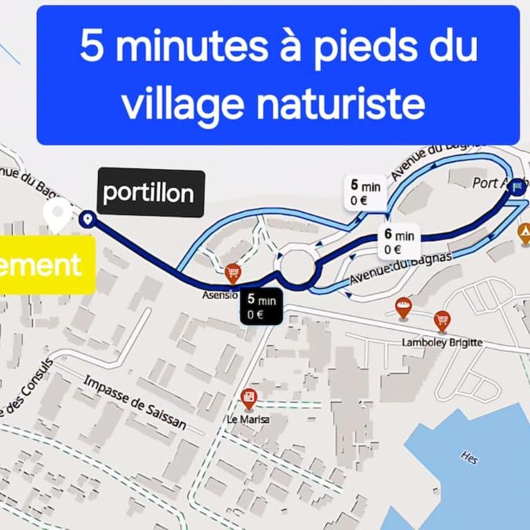 Résidence Eureka-clim-parking-Wifi-piscine-Proche village natu - Appartement 2 Chambres - 6
