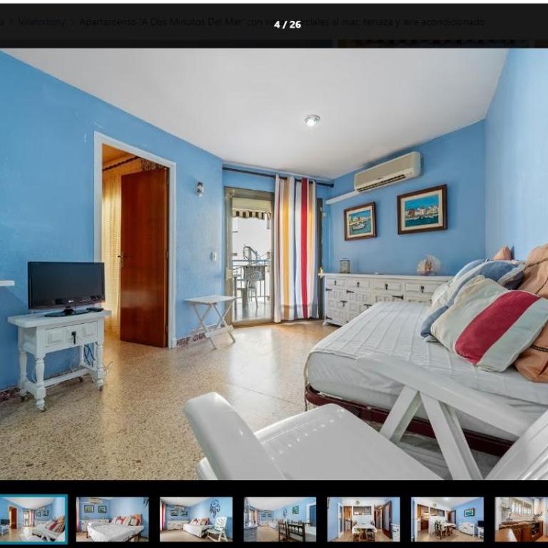 Coqueto Apartamento en Cambrils con Aire Acondicionado y Vistas al Mar 4 Plazas - Apartamento de 1 dormitorio - 22
