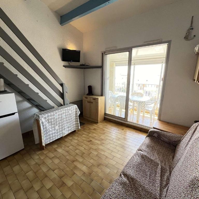 Studio avec cabine + mezzanine pour 4 pers, loggia, proche plage, parking privé - FR-1-702-65 - Estudio - 4