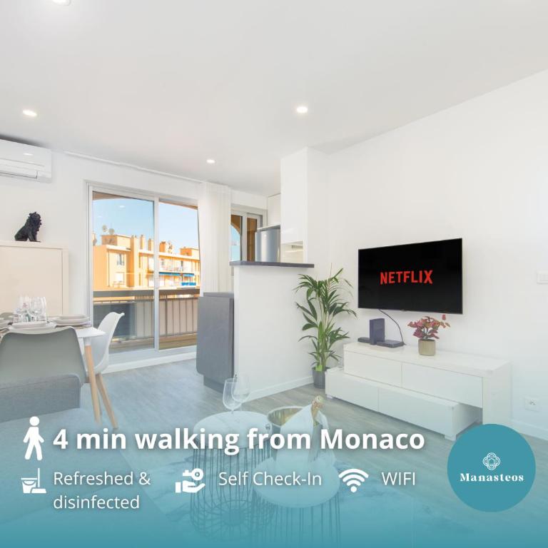 Monaco à pied - Spacieux appartement - Balcon - CA - Appartement 1 Chambre - 1