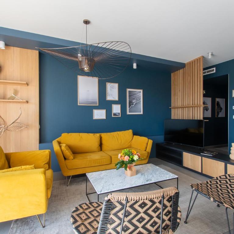 Luxury Mind Vue Exceptionnelle Pied dans l'eau Parkings privés 2 places Climatisation Hyper centre logement d'exception - Apartment mit 3 Schlafzimmern - 15