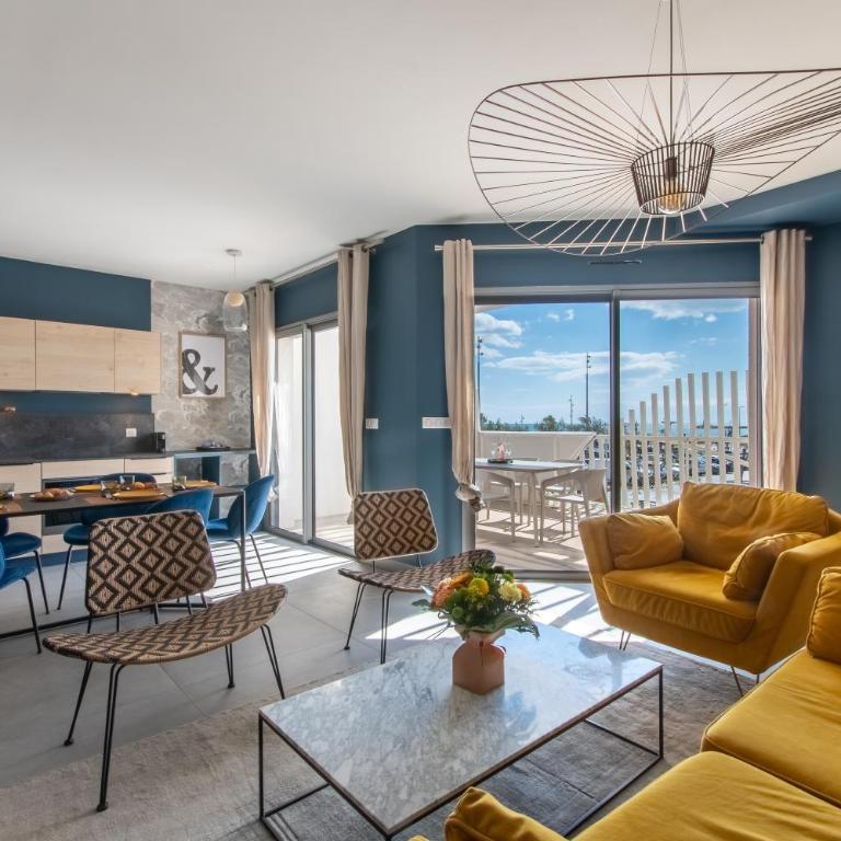 Luxury Mind Vue Exceptionnelle Pied dans l'eau Parkings privés 2 places Climatisation Hyper centre logement d'exception - Apartment mit 3 Schlafzimmern - 1