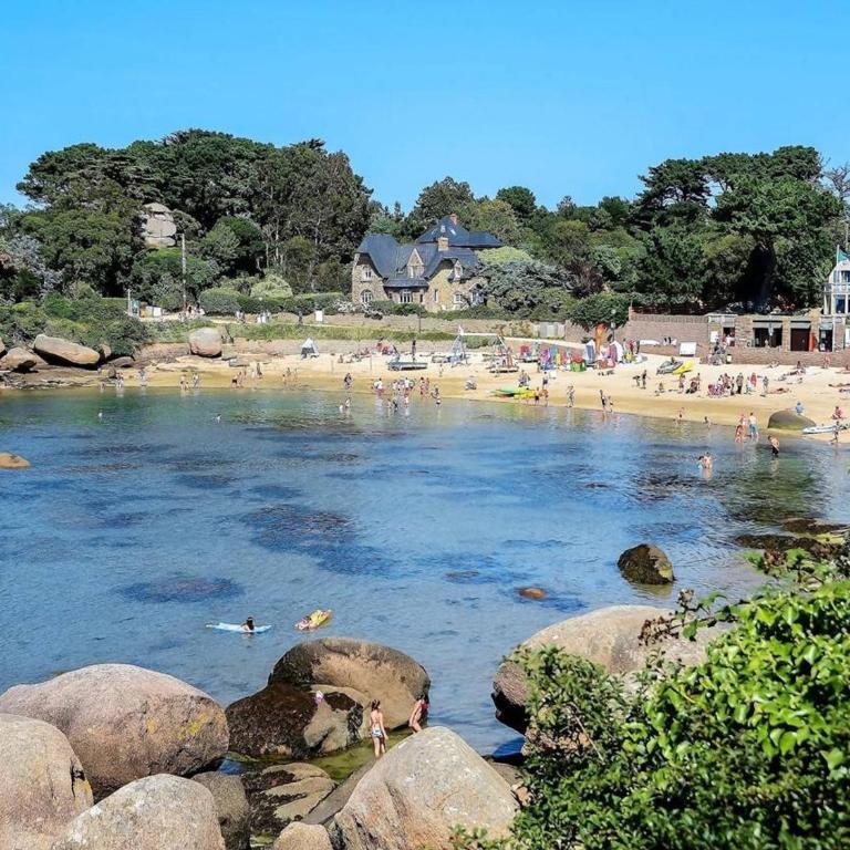 Appartement mansardé avec terrasse à 100m de la Plage St-Guirec, Ploumanac'h - FR-1-368-161 - Appartamento (4 Adulti) - 3