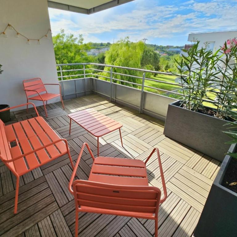 T3 Universités & Hospitals - Havre de paix près Toulouse - parking - terrasse - Apartamento de 2 dormitorios con terraza - 28