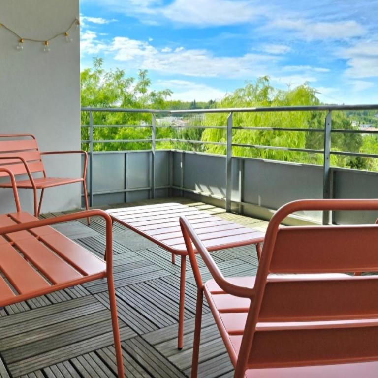 T3 Universités & Hospitals - Havre de paix près Toulouse - parking - terrasse - Apartamento de 2 dormitorios con terraza - 23