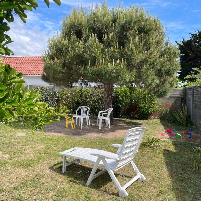 Maison de plain-pied confort 6 pers., proche plage à St Hilaire de Riez, parking privé - FR-1-323-470 - Ferienhaus - 26