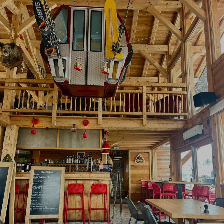 Arcs 1950 Appartement Luxe type chalet 5 à 7 personnes Vue imprenable sur le Montblanc skis aux pieds - Apartment mit Blick auf die Berge - 69