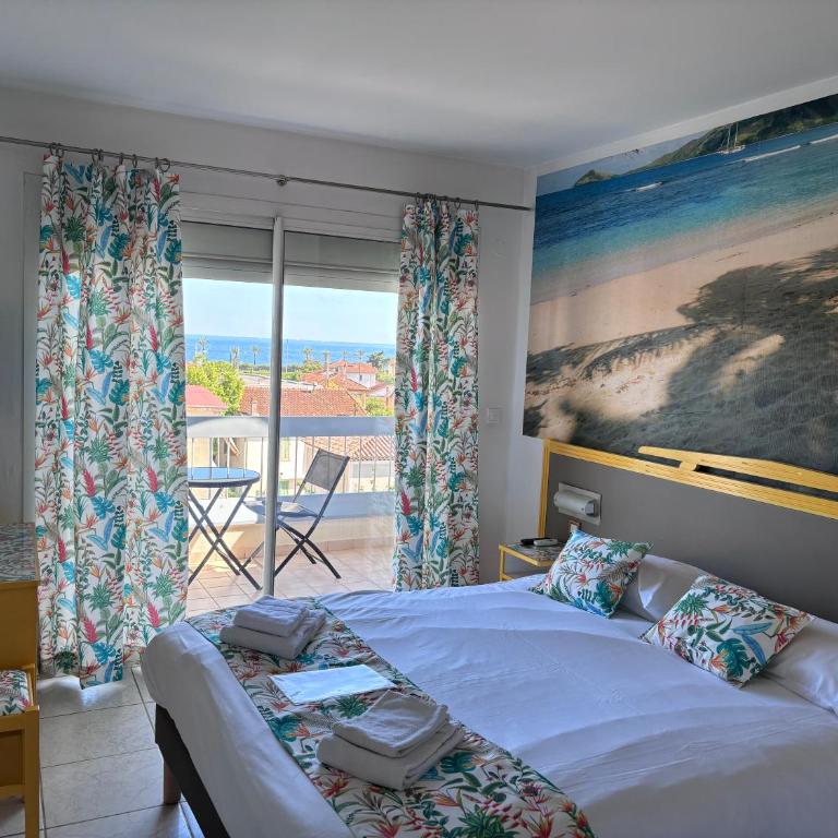 Hôtel Restaurant de la Mer - Superior Doppel-/Zweibettzimmer mit Balkon und Meerblick - 5