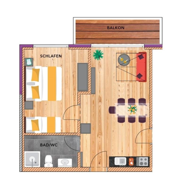 Wellness- und Familienhotel Garni Dachsteinresort - Deluxe Apartment (3 Erwachsene) - 8