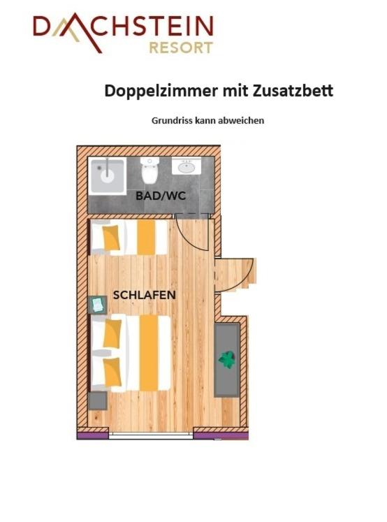 Wellness- und Familienhotel Garni Dachsteinresort - Dreibettzimmer mit Bad - 5