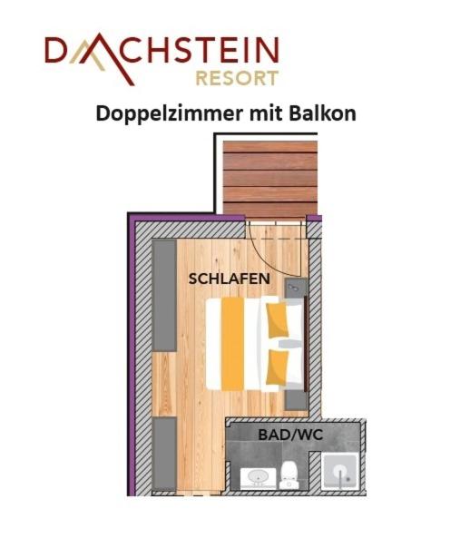 Wellness- und Familienhotel Garni Dachsteinresort - Budget Doppelzimmer - 5
