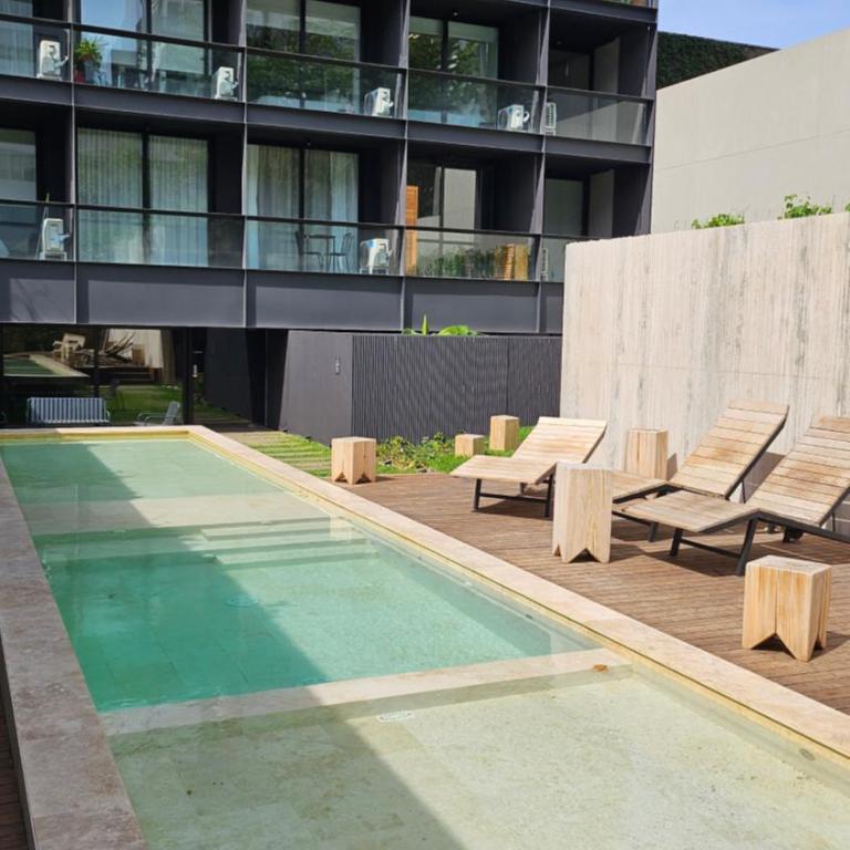 Divino Dpto con piscina y parrilla en Palermo Hollywood - Apartamento de 1 dormitorio - 1