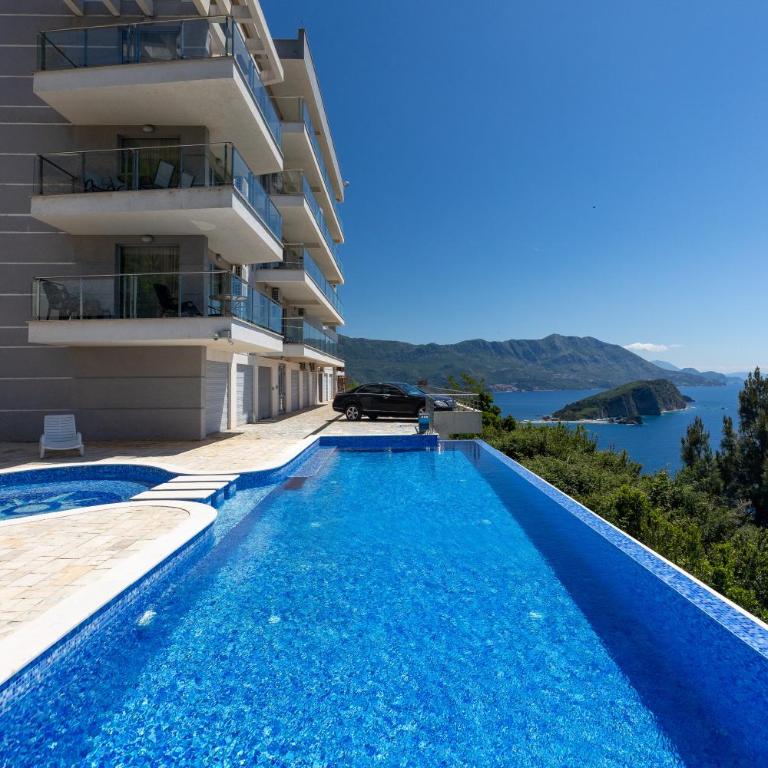 Altezza Premium Tophill best view and pool - Apartman s 1 Spavaćom Sobom, Balkonom i Pogledom na More - 24