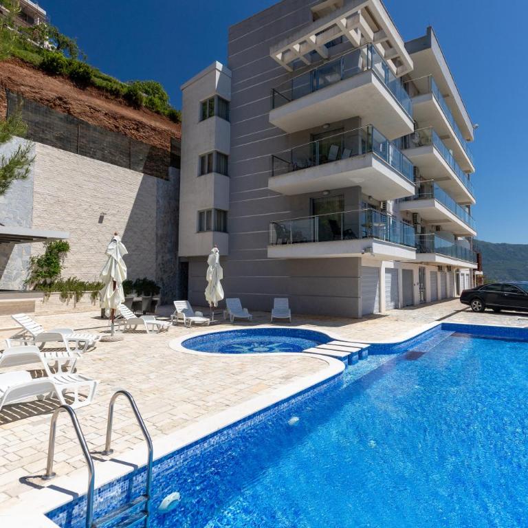 Tophill Altezza 9 best view and pool - Apartman sa 1 Spavaćom Sobom, Pogledom na More i Balkonom - 39