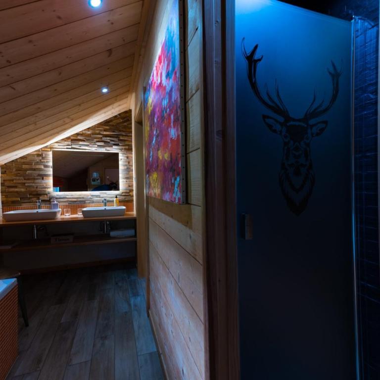 Chalet de luxe -8 pers- sauna - vues lac & montagne - Chalet - 9