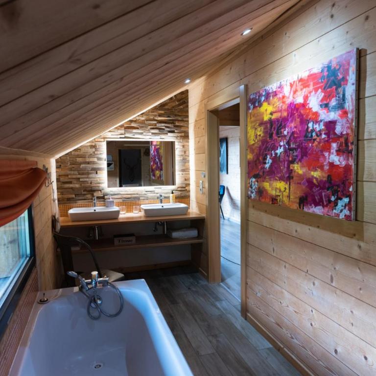 Chalet de luxe -8 pers- sauna - vues lac & montagne - Chalet - 17
