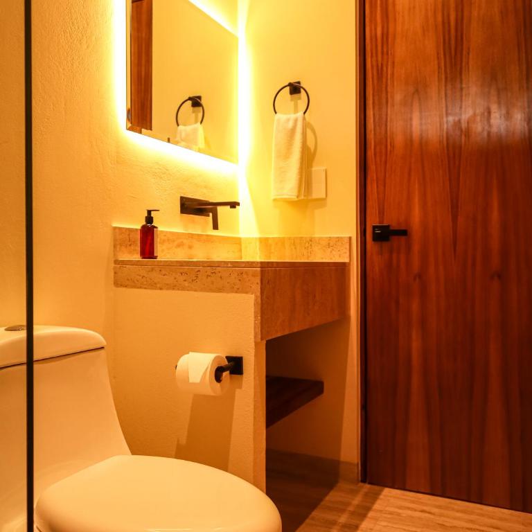 Botánic Departamento Doble en Tulum con Alberca, AC, Amenidades, Cerca de la Playa - Two-Bedroom Apartment with Balcony - 8