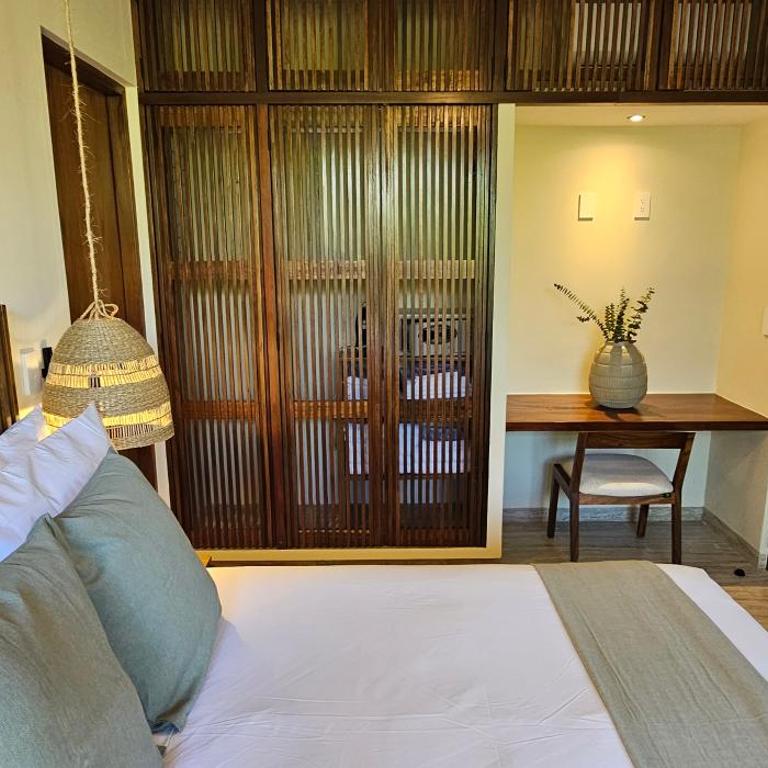 Botánic Departamento Doble en Tulum con Alberca, AC, Amenidades, Cerca de la Playa - Two-Bedroom Apartment with Balcony - 40