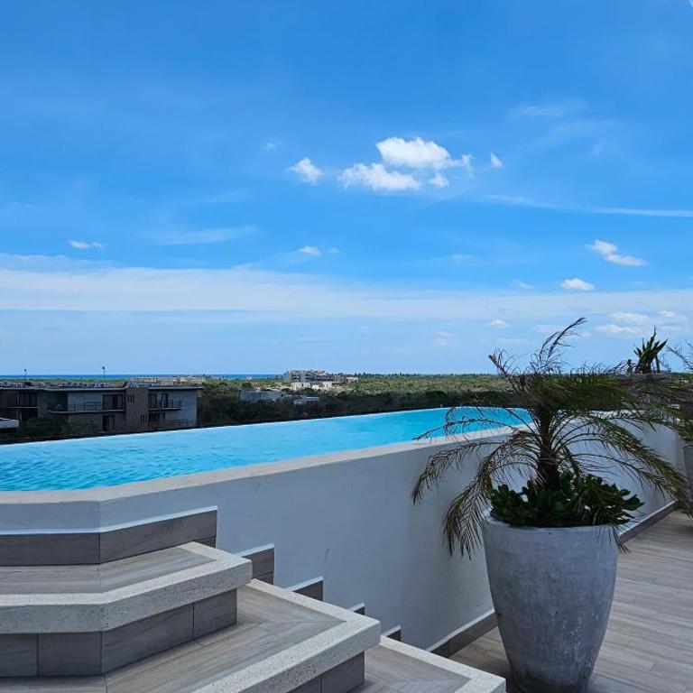 Botánic Departamento Doble en Tulum con Alberca, AC, Amenidades, Cerca de la Playa - Two-Bedroom Apartment with Balcony - 44