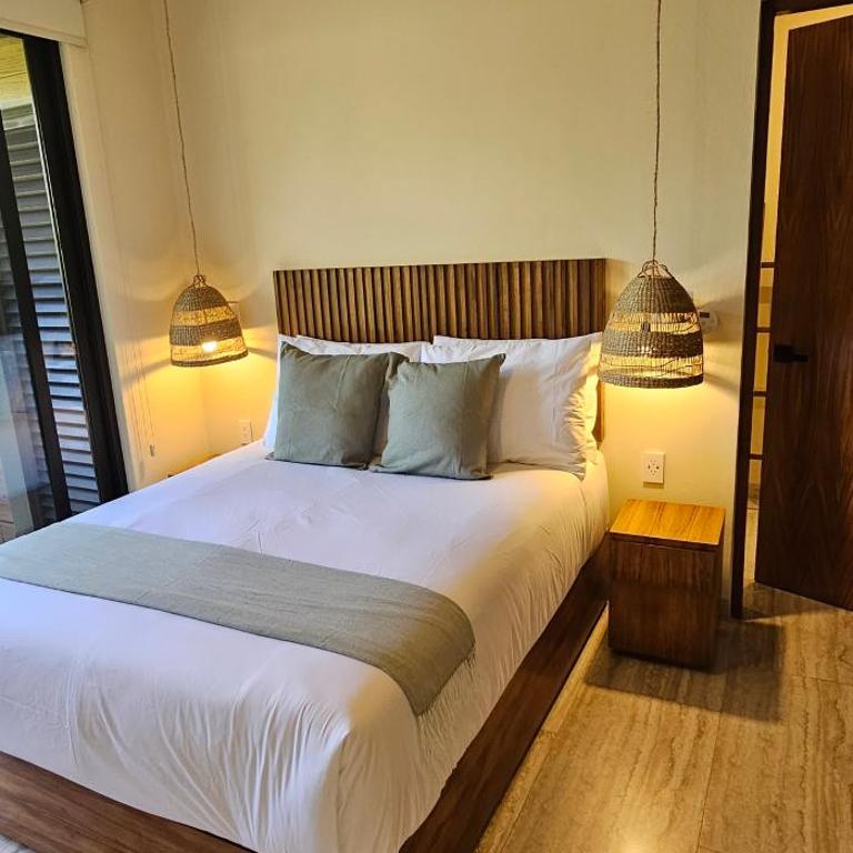 Botánic Departamento Doble en Tulum con Alberca, AC, Amenidades, Cerca de la Playa - Two-Bedroom Apartment with Balcony - 45