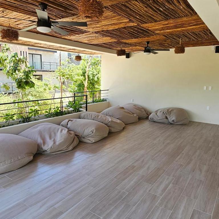 Botánic Departamento Doble en Tulum con Alberca, AC, Amenidades, Cerca de la Playa - Two-Bedroom Apartment with Balcony - 68