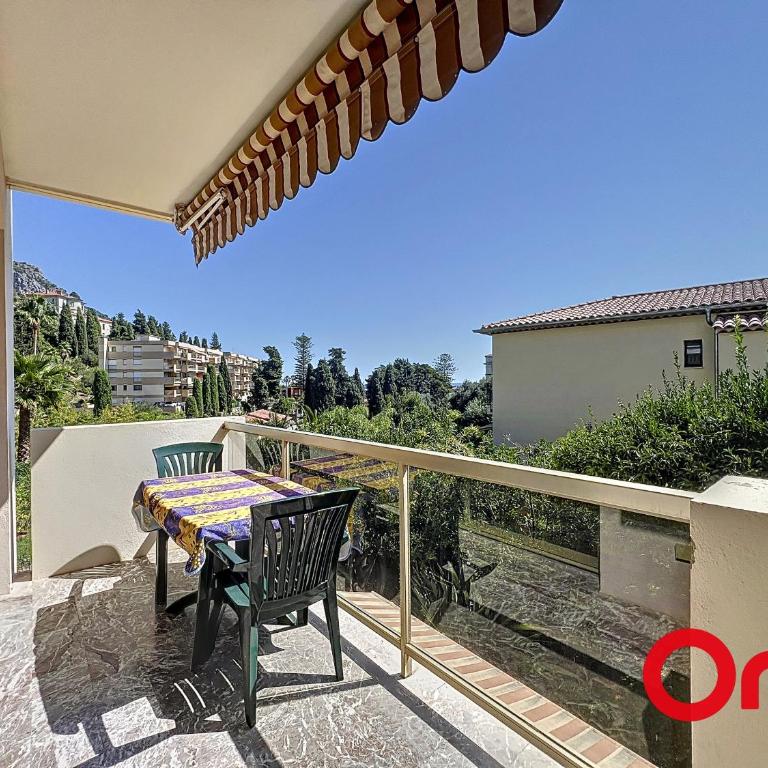 Studio calme, parking inclus, aperçu mer, proche plages - Menton - FR-1-647-34 - Studio - 1