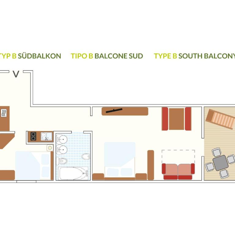 Hotel Appartement Inge - Appartamento Familiare con 1 Camera da Letto - 1