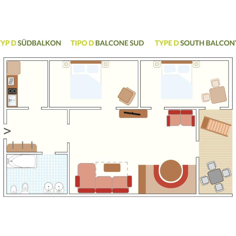Hotel Appartement Inge - Appartamento con 2 Camere da Letto - 1