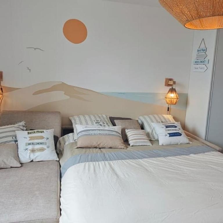 BERCK Beach Attitude 160 QUEEN SIZE très confort - 3min de la plage - Studio - 17