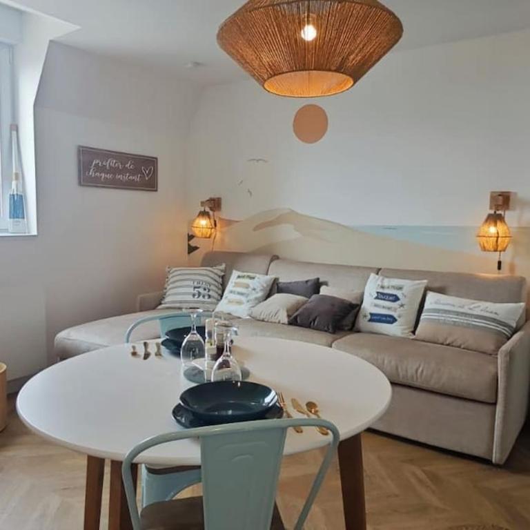 BERCK Beach Attitude 160 QUEEN SIZE très confort - 3min de la plage - Studio - 14