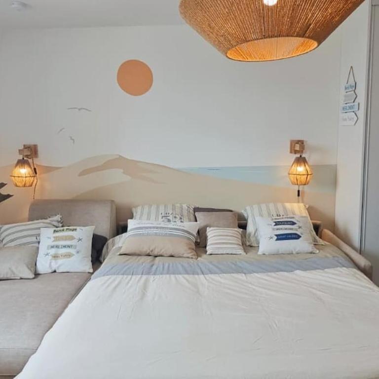 BERCK Beach Attitude 160 QUEEN SIZE très confort - 3min de la plage - Studio - 1