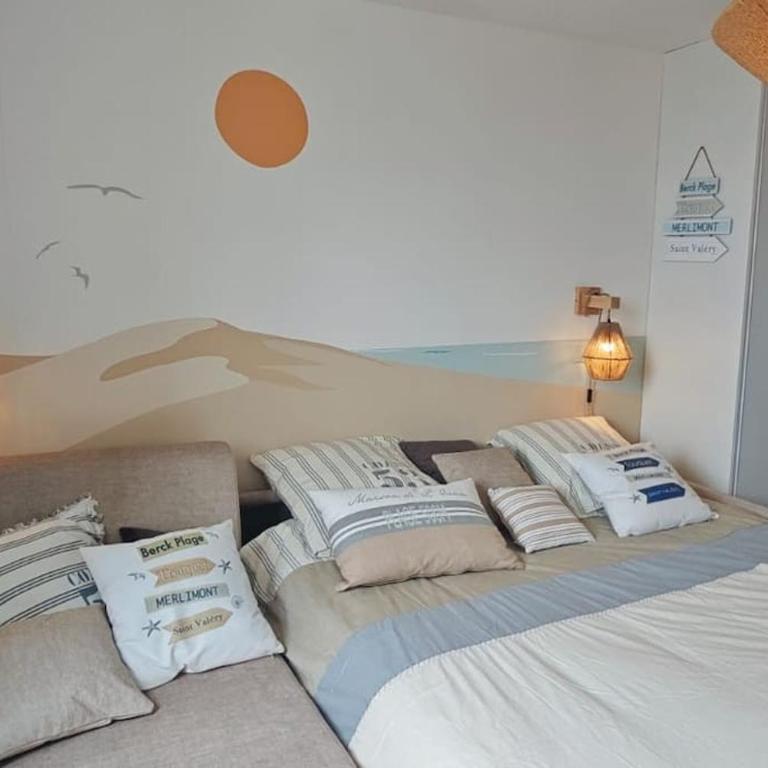 BERCK Beach Attitude 160 QUEEN SIZE très confort - 3min de la plage - Studio - 10