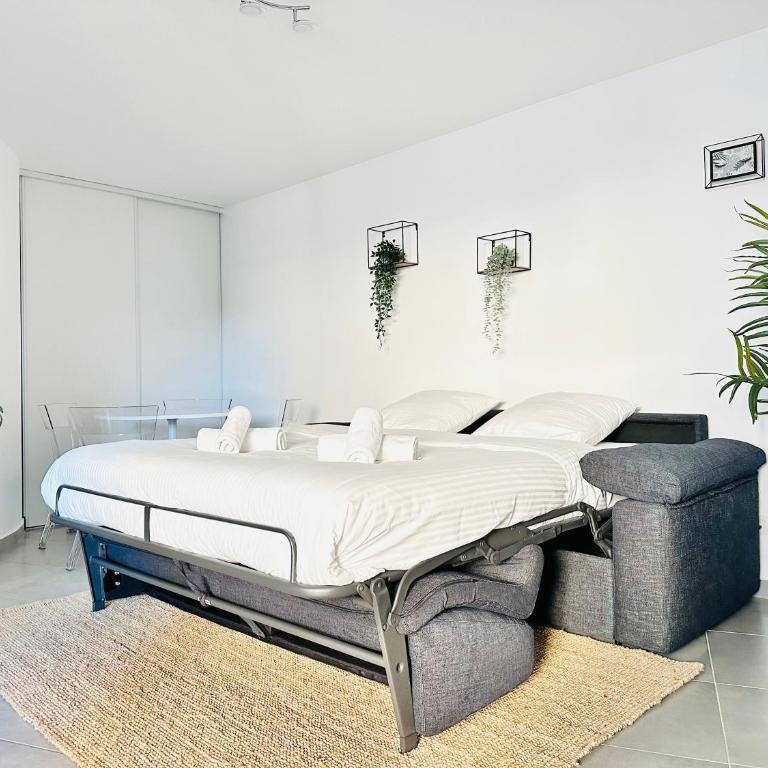 Le Cocon - 2 pièces centre Cannes - Terrasse - Appartement 1 Chambre - 9