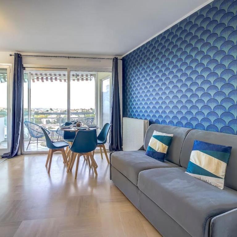 Studio vue mer, piscine - tennis - Appartement 1 Chambre - 1
