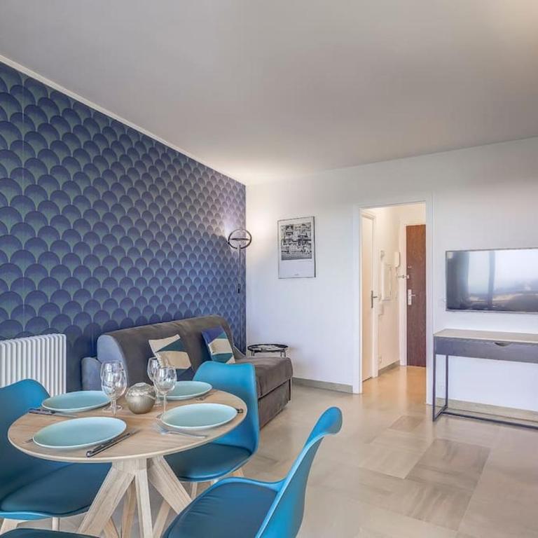Studio vue mer, piscine - tennis - Appartement 1 Chambre - 11