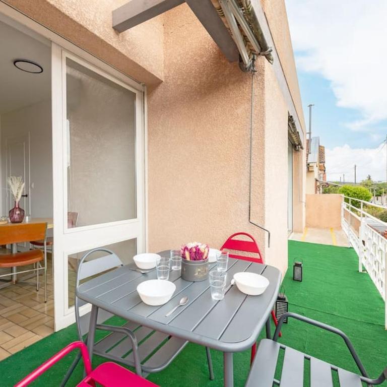 L'Élégance Urbaine-clim-parking gratuit dans rue - Apartment mit 1 Schlafzimmer - 16