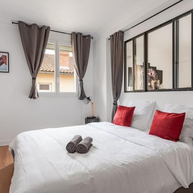 L'Élégance Urbaine-clim-parking gratuit dans rue - Apartment mit 1 Schlafzimmer - 11