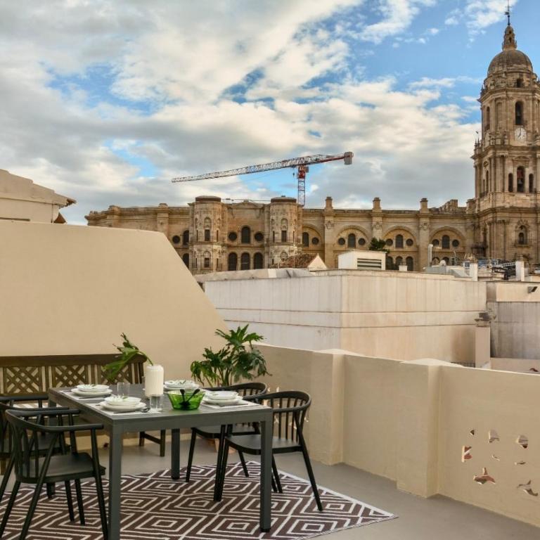 Apartamento Malaga Centro Historico - Atico - Apartamento Deluxe de 1 dormitorio con vistas a la ciudad - 3