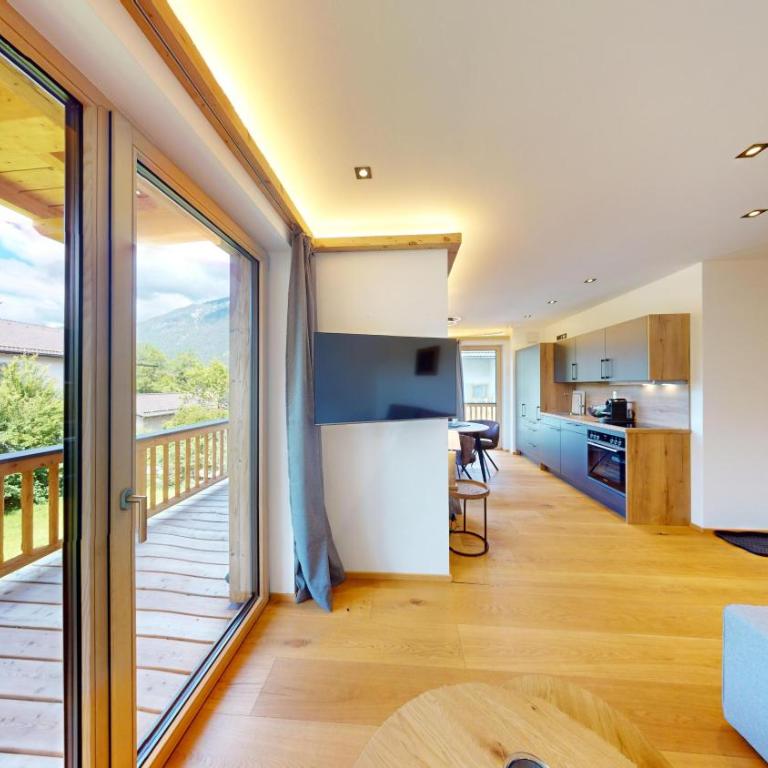 Garmisch Chalets - Wohnung Pflegersee - Apartamento con vistas a las montañas - 8