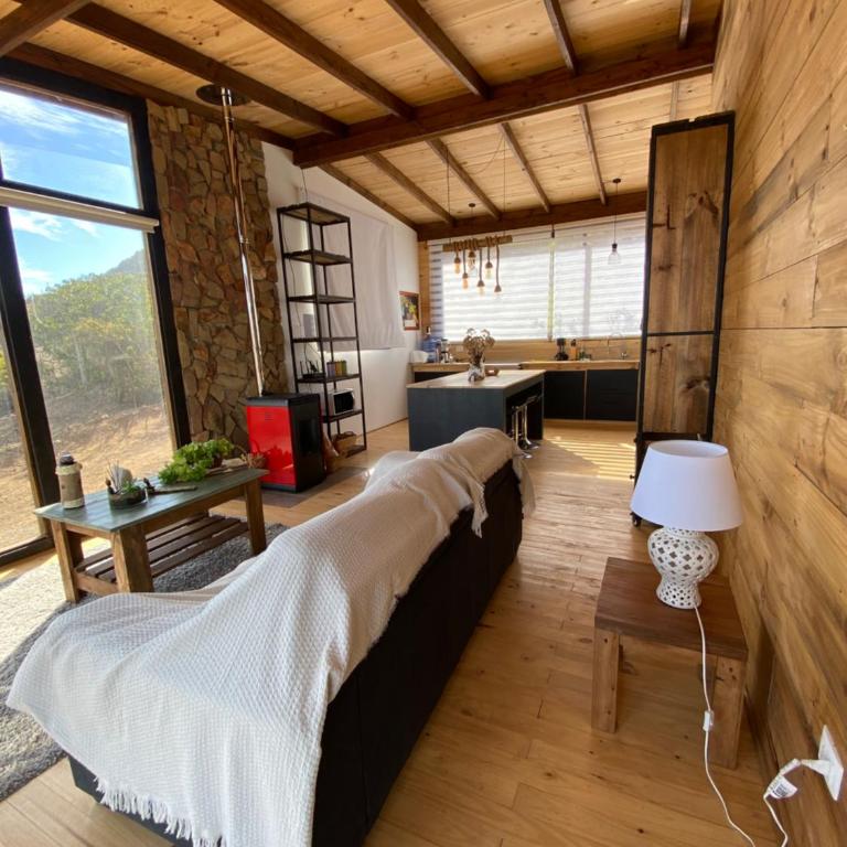 Cabaña Zen Camino al cristal con la mejor vista desde lo alto a bahía de Pichidangui - Casa de 2 dormitorios - 5