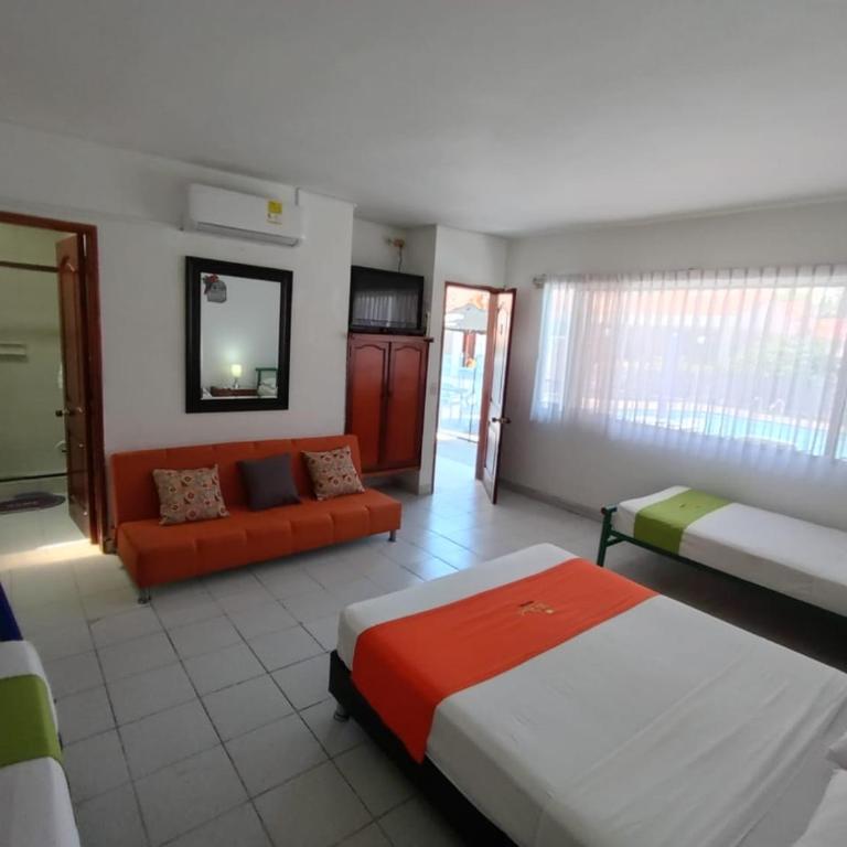 Hotel Villa Ricaurte - Habitación Familiar (5 adultos) - 3