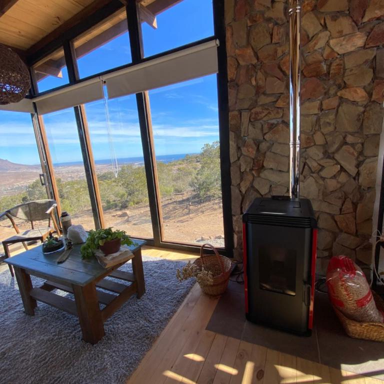 Cabaña Zen Camino al cristal con la mejor vista desde lo alto a bahía de Pichidangui - Casa de 2 dormitorios - 6