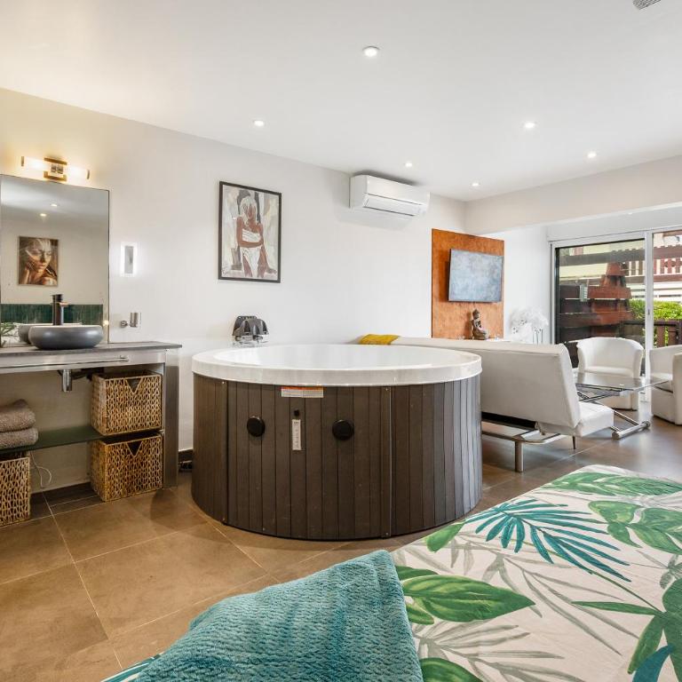 Villa Jacuzzi Naturist Wifi Port Nature 1 - Appartement 1 Chambre - 1