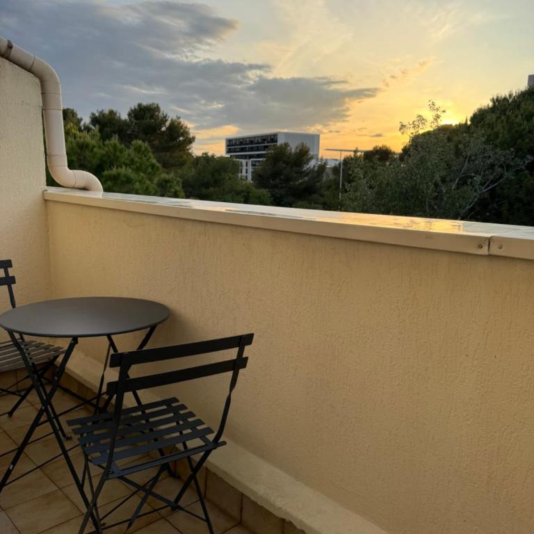 Appartement 50m2, Montpellier Ovalie, clim-balcon-netflix - Apartment mit 2 Schlafzimmern - 13